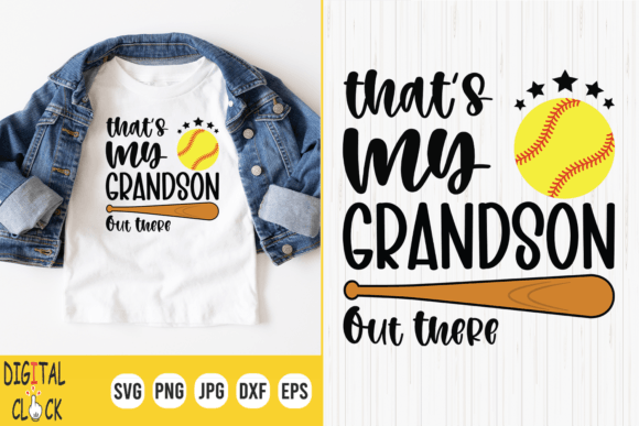 Download That's My Grandson out There Softball - Premium Resources