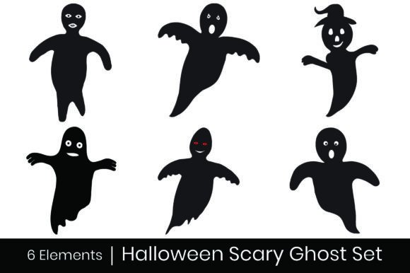 Download Halloween Scary Ghost Elements - Scary Collection