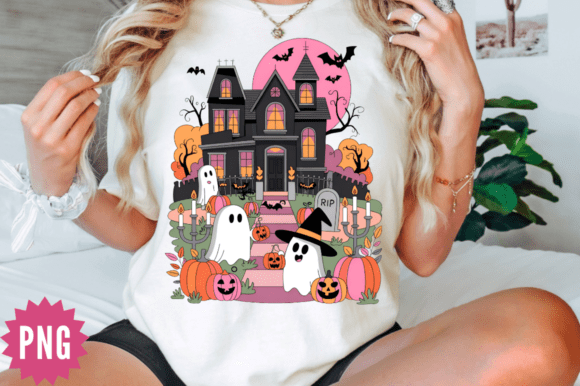 Download Pink Ghost Cat Halloween PNG Design - Premium Resources