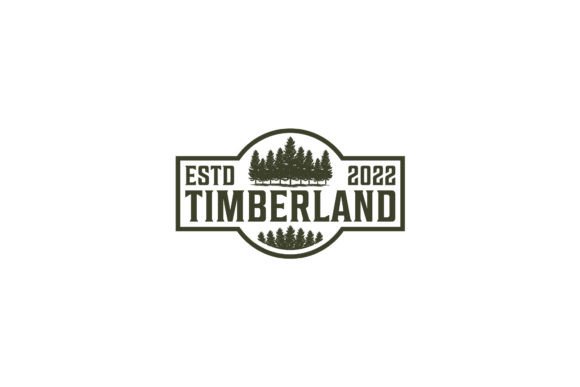 Download Vintage Pine Tree Emblem Logo Vector - Vintage Collection