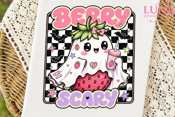 Download Berry Scary Ghost Strawberry PNG - Scary Collection