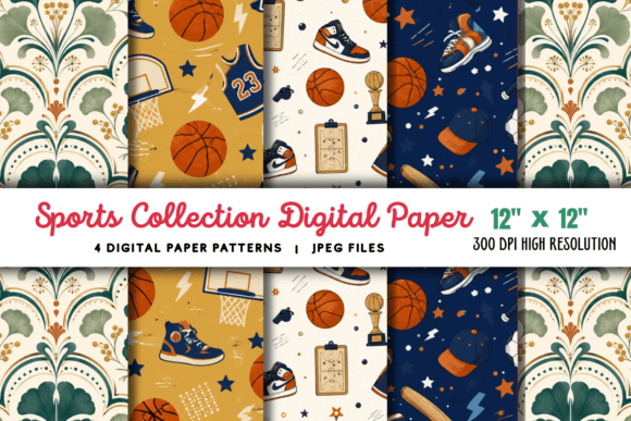 Download Sports Collection Digital Paper 1 - Premium Resources